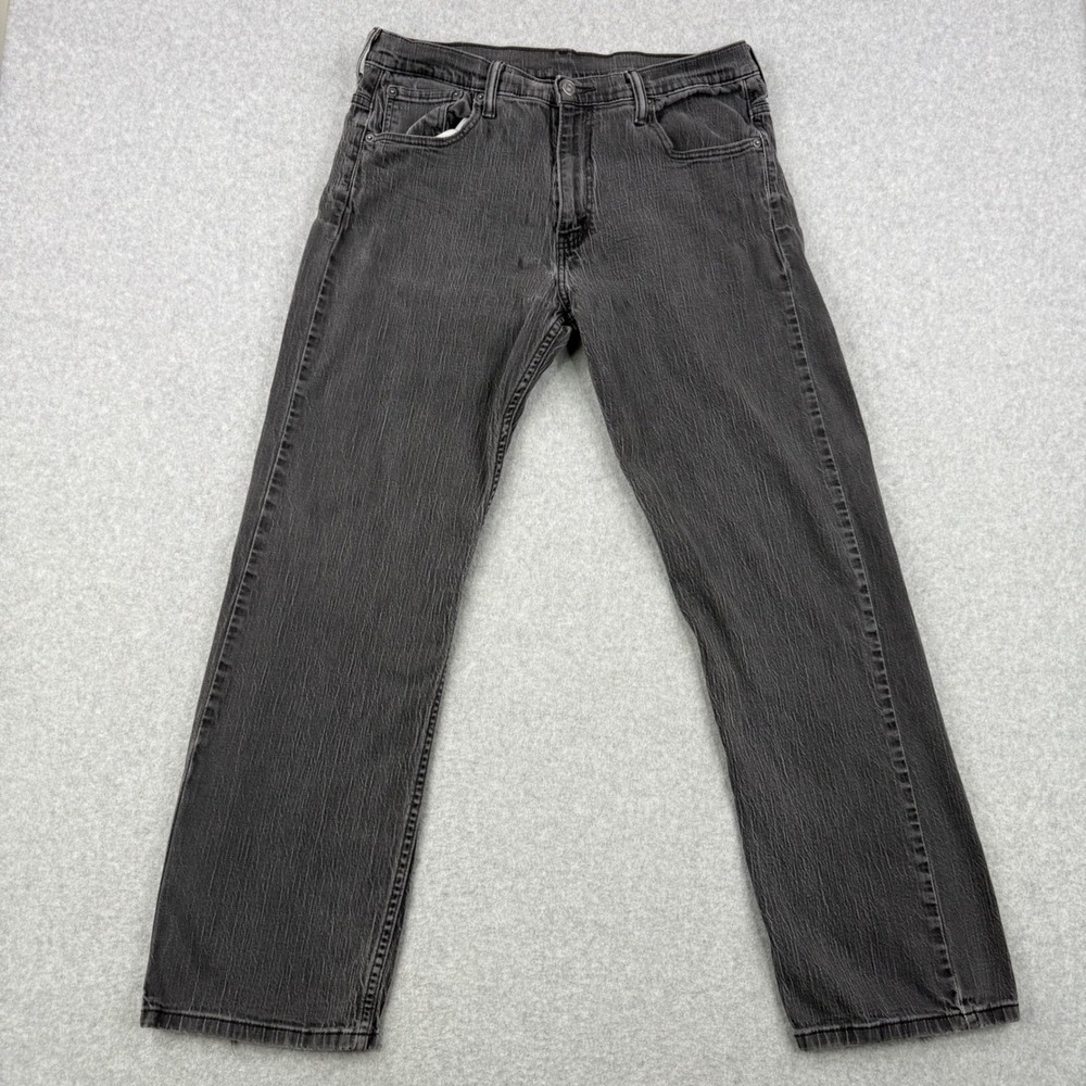 Vintage Levis 569 Jeans Mens 34x34 (Fits 34x30) Black Loose Baggy Y2K Denim